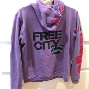 FREECITY Purple Hoodie